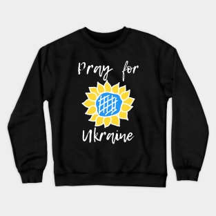 Pray for Ukraine sunflower Crewneck Sweatshirt